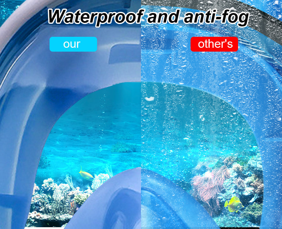 Snorkel Mask with Latest Dry Top Breathing System