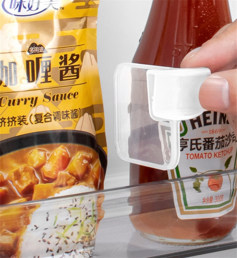 8pcs Clear Refrigerator Divider