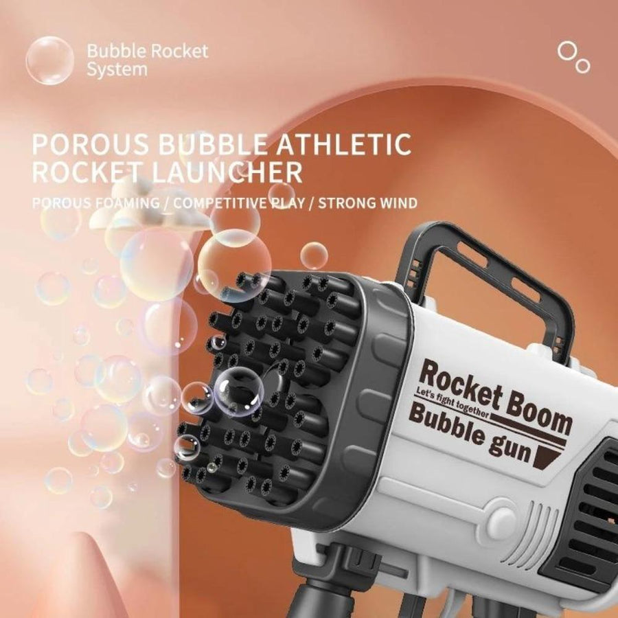Bubble Rocket Gun (3 Colors & 2 Styles) 44 or 64 Holes