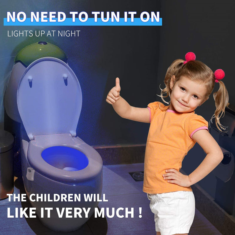 Toilet Disco Light with Motion Sensor